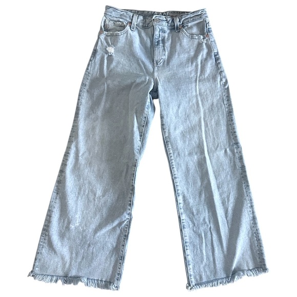 AG Adriano Goldschmied Light Blue Flare Jeans - Picture 3 of 8
